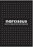Opakowanie Zeszyt A5/56K kropki czarny (6szt) NARCISSUS