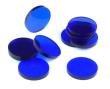 Opakowanie Znaczniki akryl niebieskie okrągłe 22x3mm 10szt