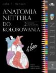 Anatomia Nettera do kolorowania. Autor: J.T.Hansen. Dadada.pl Okładka książki Anatomia Nettera do kolorowania