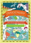 Dinozaury do kolorowania. Autor: Joanna Myjak (ilustr.). Dadada.pl Okładka książki Dinozaury do kolorowania