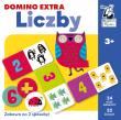 Gra Domino extra Liczby Kapitan Nauka. Autor: Magdalena Popovics. Dadada.pl Okładka książki Gra Domino extra Liczby Kapitan Nauka