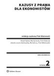 Kazusy z prawa dla ekonomistów w.2/21. Autor: Wiatrowski Piotr. Dadada.pl Okładka książki Kazusy z prawa dla ekonomistów w.2/21