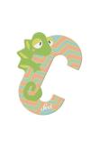 Opakowanie Litera C Chameleon Zestaw zwierzęcy 12 sztuk