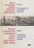 Okładka książki Miasta i miasteczka wsch. cześci Galicji T.2