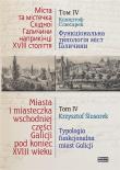 Okładka książki Miasta i miasteczka wsch. cześci Galicji T.4