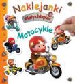 Naklejanki. Mały chłopiec. Motocykle. Autor: Nathalie Belineau, Alexis Nesme. Dadada.pl Okładka książki Naklejanki. Mały chłopiec. Motocykle