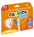 Opakowanie Pisaki Baby maxi point super Carioca 12 kolorów