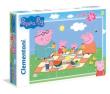 Opakowanie Puzzle 24 maxi super color Świnka Peppa 24028