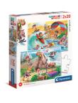 Opakowanie Puzzle 2x20 Super Kolor Let's Sport!