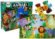Opakowanie Puzzle Dżungla Dzikie Zwierzęta 48 elem