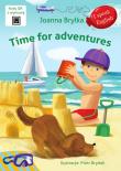 Time for adventures. I speak English. Autor: Joanna Bryłka, Brydak Piotr. Dadada.pl Okładka książki Time for adventures. I speak English