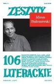 Okładka książki Zeszyty literackie 106 2/2009