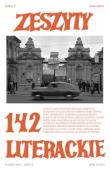 Okładka książki Zeszyty literackie 142 2/2018