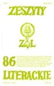 Okładka książki Zeszyty literackie 86 2/2004