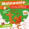 Zwierzęta leśne. Malowanie-doklejanie. Autor: Opracowanie zbiorowe. Dadada.pl Okładka książki Zwierzęta leśne. Malowanie-doklejanie