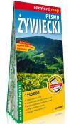 Beskid Żywiecki laminowana mapa turystyczna 1:50 000. Autor:   Praca zbiorowa. Dadada.pl Okładka książki Beskid Żywiecki laminowana mapa turystyczna 1:50 000
