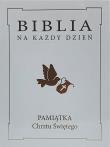 Okładka książki Biblia na każdy dzień. Chrzest złoto TW