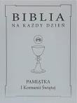 Okładka książki Biblia na każdy dzień. Komunia srebro TW