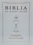 Okładka książki Biblia na każdy dzień. Komunia złoto TW