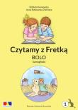 Czytamy z Fretką cz.1 Bolo. Samogłoski. Autor: Elżbieta Konopacka, Anna Rutkowska-Zielińska. Dadada.pl Okładka książki Czytamy z Fretką cz.1 Bolo. Samogłoski