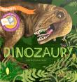 Dinozaury. Podświetl i Odkryj. Autor: Lucy Cripps, Sara Hurst. Dadada.pl Okładka książki Dinozaury. Podświetl i Odkryj