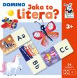 Gra domino Jaka to litera? Kapitan Nauka. Autor: mgr Agnieszka Ulatowska. Dadada.pl Okładka książki Gra domino Jaka to litera? Kapitan Nauka