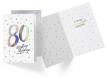 Opakowanie Karnet V-007 Urodziny 80