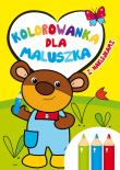 Kolorowanka dla maluszka z naklejkami. Autor: Ilona Brydak (ilustr.). Dadada.pl Okładka książki Kolorowanka dla maluszka z naklejkami