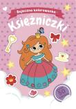 Księżniczki. Bajeczna kolorowanka. Autor: Natalia Berlik. Dadada.pl Okładka książki Księżniczki. Bajeczna kolorowanka