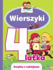 Mali geniusze. Wierszyki 4-latka. Autor: Lekan Elżbieta, Joanna Myjak (ilustr.). Dadada.pl Okładka książki Mali geniusze. Wierszyki 4-latka