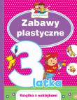 Mali geniusze. Zabawy plastyczne 3-latka. Autor: Lekan Elżbieta, Joanna Myjak (ilustr.). Dadada.pl Okładka książki Mali geniusze. Zabawy plastyczne 3-latka