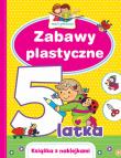 Mali geniusze. Zabawy plastyczne 5-latka. Autor: Lekan Elżbieta, Joanna Myjak (ilustr.). Dadada.pl Okładka książki Mali geniusze. Zabawy plastyczne 5-latka