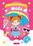 Moda. Bajeczna kolorowanka. Autor: Natalia Berlik. Dadada.pl Okładka książki Moda. Bajeczna kolorowanka