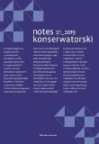 Notes 21_2019 konserwatorski. Autor: praca zbiorowa. Dadada.pl Okładka książki Notes 21_2019 konserwatorski
