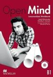 Open Mind B1+ Intermediate Zeszyt ćwiczeń bez klucza +CD. Autor: Ingrid Wisniewska, Dorothy E. Zemach. Dadada.pl Okładka książki Open Mind B1+ Intermediate Zeszyt ćwiczeń bez klucza +CD