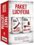 Pakiet Lucyfera: Lista Lucyfera/Boski znak. Autor: Krzysztof Bochus. Dadada.pl Okładka książki Pakiet Lucyfera: Lista Lucyfera/Boski znak