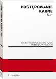 Postępowanie karne Testy. Autor: Kowalski Sebastian, Osiak-Krynicka Katarzyna, Staszak Alfred, Włodkowski Olaf. Dadada.pl Okładka książki Postępowanie karne Testy
