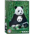 Opakowanie Puzzle 1000 Panda i dziecko 6000-0173