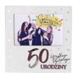 Opakowanie Ramka Moments RM-020 Urodziny 50 biała