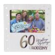 Opakowanie Ramka Moments RM-021 Urodziny 60 biała