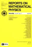 Okładka książki Reports on Mathematical physics 87/2 2021