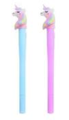 Opakowanie Świecący długopis zmywalny jednorożec (2 szt.)
