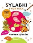 Sylabki Tygryska. Nauka czytania zeszyt 4. Autor: Lekan Elżbieta, Joanna Myjak (ilustr.). Dadada.pl Okładka książki Sylabki Tygryska. Nauka czytania zeszyt 4