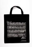 Opakowanie Torba czarna - nuty Chopina