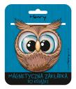 Opakowanie Zakładka magnetyczna. Sowa
