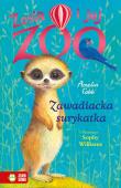 Zawadiacka surykatka. Zosia i jej zoo. Autor: Amelia Cobb. Dadada.pl Okładka książki Zawadiacka surykatka. Zosia i jej zoo