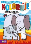 Zwierzęta. Przedszkolak koloruje. Autor: Opracowanie zbiorowe. Dadada.pl Okładka książki Zwierzęta. Przedszkolak koloruje