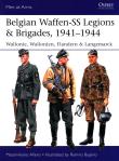 Belgian Waffen-SS Legions & Brigades, 1941-1944. Autor: Afiero Massimiliano. Dadada.pl Okładka książki Belgian Waffen-SS Legions & Brigades, 1941-1944