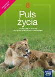 Biologia SP 8 Puls Życia Podr. 2021 NE. Autor: Sągin Beata, Boczarowski Andrzej, Sęktas Marian. Dadada.pl Okładka książki Biologia SP 8 Puls Życia Podr. 2021 NE