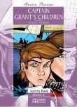 Captain Grant's Children Activity Book. Autor: Jules Verne Elyette Roussel. Dadada.pl Okładka książki Captain Grant's Children Activity Book